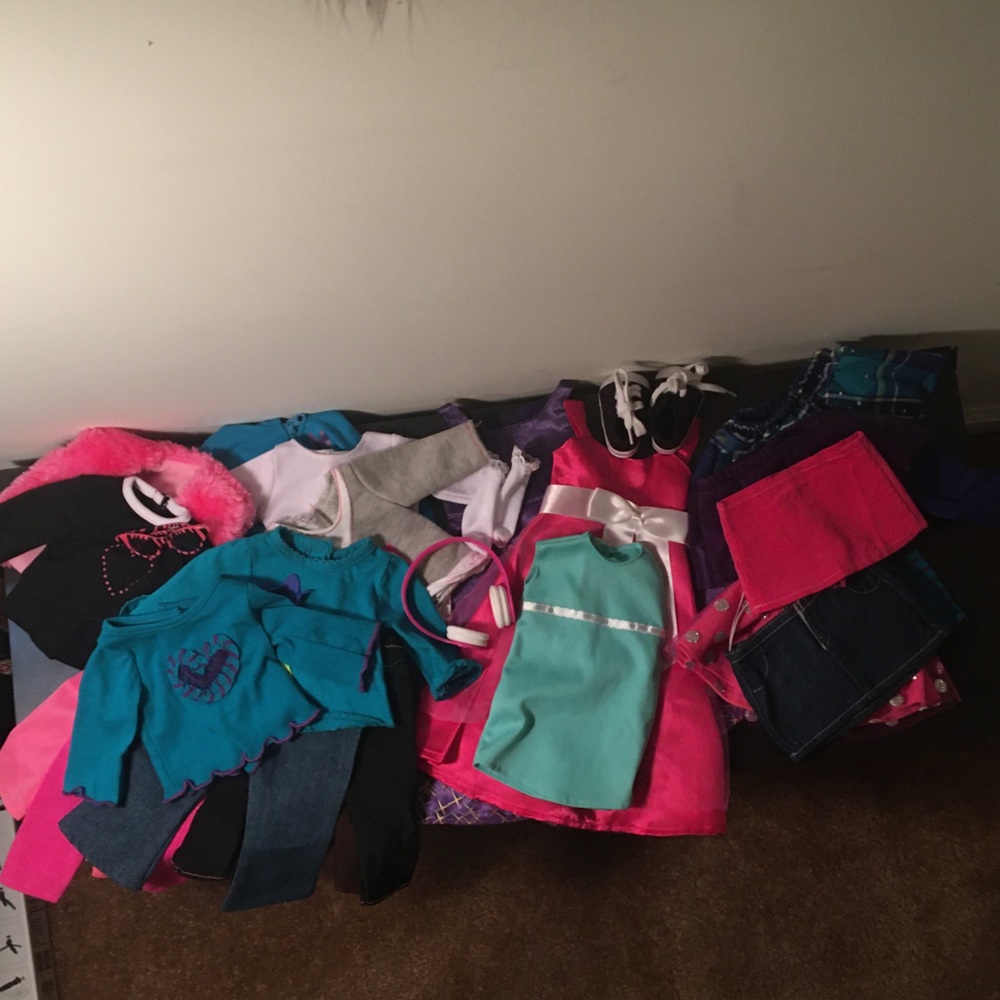 18” doll clothes lot